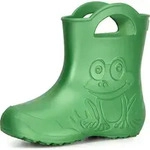 Ladeheid Eva Kinder Jungen M&auml;dchen Gummistiefel Regenschuhe LA-CA-01 (Smaragdgr&uuml;n,
