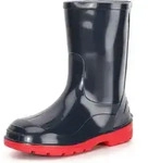 Ladeheid Kinder M&auml;dchen Jungen Gummistiefel Regenstiefel LA-939 (Dunkelblau/Rot, 22