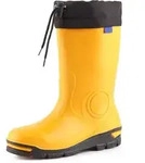 Ladeheid Kinder M&auml;dchen Jungen Gummistiefel Regenschuhe LARB014 (Gelb, 21) - Gelb -