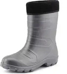 Ladeheid Damen Thermo Eva Gummistiefel federleicht LALMG879(Silber/Schwarz, 36 EU) -
