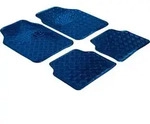 Walser Automatte Metallic 4-teilig Set blau, 28022 - Blau