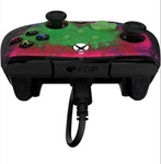 PDP Controller kabelgeb.Rematch-Space Dust-GlowInDark Xbox X - Schwarz/Gr&uuml;n/Rot