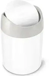 simplehuman CW2079, 1,5 l, Rund, Kunststoff, Stahl, Wei&szlig;, Manuell, 12,7 cm - Wei&szlig;