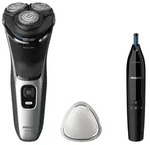 Philips Shaver 3000 Series S3143/02 Elektrischer Nass- und Trockenrasierer,