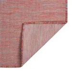 vidaXL Outdoor-Teppich Flachgewebe 200x280 cm Rot - Rot
