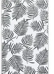 vidaXL Outdoor-Teppich ARAKIL Wei&szlig; und Schwarz 120x180 cm PP - Wei&szlig;