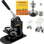 VEVOR Buttonmaschine Knopfmachermaschine DIY Badge Punch Press 58 mm & 25 mm