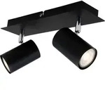 Deckenlampe schwenkbar, GU10 Fassung, max. 40 Watt, Deckenstrahler 2-flammig,