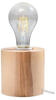 Tischlampe SALGADO Holz 1xE27 60W Holz 10x10x10cm Sollux Lighting