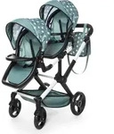 Bayer Design 26758AA Xeo Twin Zwillingspuppenwagen, Geschwisterwagen,