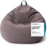 Lumaland Comfort Line, Dunkles Grau, Polyester, Expandiertes Polystyrol (EPS),