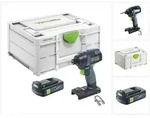 Festool TID 18-Basic Akku Schlagschrauber 18 V 180 Nm 1/4" + 1x Akku 3,0 Ah +