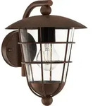 EGLO Au&szlig;en-Wandlampe Pulfero, 1 flammige Au&szlig;enleuchte, Wandleuchte aus verzinktem