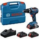 Bosch Akku-Schlagbohrschrauber GSB 18V-55, 3 Akkus ProCORE18V 4.0Ah, Ladeger&auml;t und