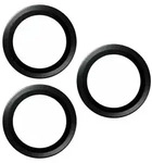 PanzerGlass &reg; Hoops&reg; Metall Kameraschutz Schwarz iPhone 15 Pro | 15 Pro Max,...