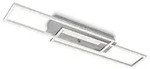 LED Deckenleuchte Memoryunktion getrennt schaltbar 40W Silber Metall Briloner - Grau