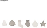 Rayher Silikon-Gie&szlig;form Silikon-Gie&szlig;form Winter + Schablone A5, 14x26x1cm, 6...