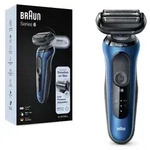 Braun Series 6 61-B1000s, Folienschaber, Schwarz, Blau, SensoFlex, SensoFoil,...