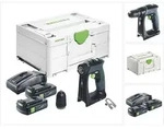Festool CXS 18 Akku Bohrschrauber 18 V 40 Nm Brushless + 2x Akku 3,0 Ah +...