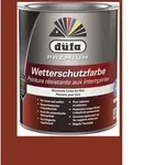 D&uuml;fa Premium Wetterschutzfarbe SCHWEDENROT 750 ml Holzfarbe Dauerschutzfarbe