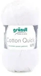 Gr&uuml;ndl Wolle Baumwolle Quick 50 g uni wei&szlig; - Wei&szlig;