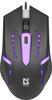 Mouse Defender Flash Mb-600L Optische Led 1200Dpi 4P