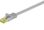 Goobay RJ45 Patchkabel CAT 6A S/FTP (PiMF), 500 MHz mit CAT 7 Rohkabel, Grau, 0,5 m,
