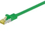 Goobay RJ45 Patchkabel CAT 6A S/FTP (PiMF), 500 MHz mit CAT 7 Rohkabel, Gr&uuml;n, 0,5 m,