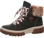 Rieker X8647-54 Damen Boots,Synthetik, Gr&uuml;n, Warmfutter, Wechselfu&szlig;bett -