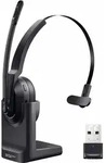 Eksa H5 On Ear Headset Bluetooth Kopfh&ouml;rer Mikrofon Rauschunterdr&uuml;ckung Schwarz -