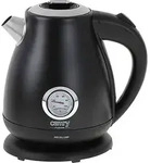 Camry Premium CR 1344B, 1,7 l, 2200 W, Schwarz, Edelstahl, Regelbare Temperatur,