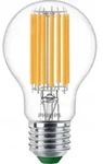 Philips Filament-Lampe, transparent, 100W A60 E27, 7,3 W, 100 W, E27, 1535 lm, 50000