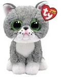 Beanie Boo's|Ty Ty FERGUS CAT - GRAY - BOO - REG