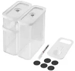 ZWILLING 1026082, Container, Rechteckig, 5,4 l, Transparent, Wei&szlig;, Kunststoff,...