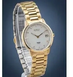 Boccia Damen Titan Uhr Royce concept goldfarben 3341-03 - Blau