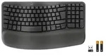 Logitech 920-012327 Tastatur B&uuml;ro RF Wireless + Bluetooth QWERTZ Deutsch Graphit -
