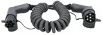 KS Tools efuturo Spiralladekabel Typ 2 auf Typ 2 Stecker, 3 Phasen, bis zu 11 kW, 32