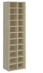 vidaXL Schuhschrank Sonoma-Eiche 54x34x183 cm Holzwerkstoff - Braun