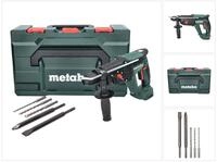 Metabo KH 18 LTX 24 Akku Kombihammer 18 V 2,1 J SDS plus + 5 tlg. Bohrer...