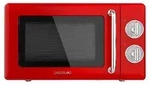 Cecotec 01710, Arbeitsplatte, Grill-Mikrowelle, 20 l, 700 W, Drehregler, Rot,