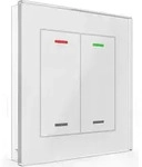 MDT BE-GTL20W.01 Glastaster II Light 2fach RGB-W Wei&szlig; Neutral