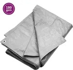 vidaXL Abdeckplane 180 g/m2 6x6 m Grau HDPE - Grau