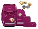 Ergobag Cubo Schulranzen Set (5-tlg.) Waldzaub&auml;r - Rot