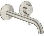 hansgrohe Fertigmontageset Axor One UP-EHM, m Hebel, Ausl. 220mm, ES Finish - Silber