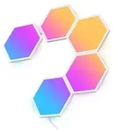 Govee RGBIC Glide Hexa Light Panels 5 pcs, Intelligente Wandleuchte, Wi-Fi/Bluetooth,
