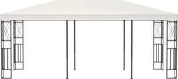 vidaXL Pavillon 3&times;6 m Creme Stoff