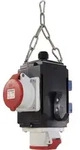 AS SCHWABE Energie-W&uuml;rfel III zum Aufh&auml;ngen, IP44, mit 2 Schutzdosen 16A,...