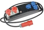 as-Schwabe Stromverteiler Steckdosenleiste CEE auf CEE & Schuko 400V 16A IP44