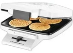 Trisa Bricelet Classique, 4 Waffel(n), Kreis, Schwarz, Wei&szlig;, 0,9 m, 1000 W, 220-240