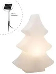8 seasons - Motivleuchte Shining Tree 40 cm wei&szlig; Solar